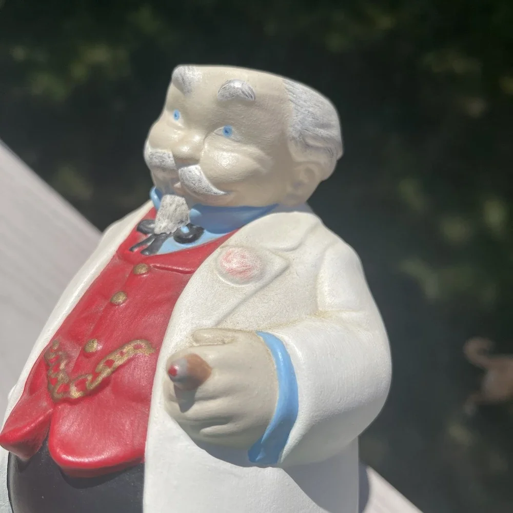 1960 Vintage Hand painted Alberts's Decanter Kentucky Southern Gentleman Colonel